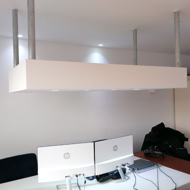 Lichtbak maken boven werkplek en stukwerk door Jkok